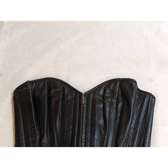 Northbound Leather Sweetheart Corset Zip Lace Up/zipper Womens 24 (6284) - Picture 2 of 16